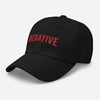 Negative | Embroidered Dad Hat - DVNT SHOP