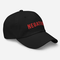 Negative | Embroidered Dad Hat - DVNT SHOP