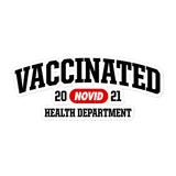 NOVID Vaccinated Team Red | Vinyl Sticker - DVNT SHOP