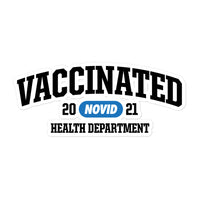 NOVID Vaccinated Blue Novid | Vinyl Sticker - DVNT SHOP