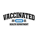 NOVID Vaccinated Blue Novid | Vinyl Sticker - DVNT SHOP