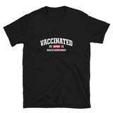 NOVID Vaccinated Team Red | Short-Sleeve Unisex T-Shirt - DVNT SHOP