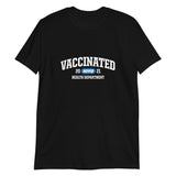 NOVID Vaccinated Team Blue | Short-Sleeve Unisex T-Shirt - DVNT SHOP