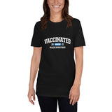 NOVID Vaccinated Team Blue | Short-Sleeve Unisex T-Shirt - DVNT SHOP