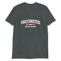 NOVID Vaccinated Team Red | Short-Sleeve Unisex T-Shirt - DVNT SHOP