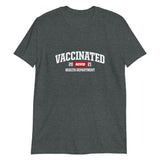 NOVID Vaccinated Team Red | Short-Sleeve Unisex T-Shirt - DVNT SHOP