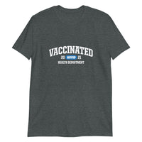 NOVID Vaccinated Team Blue | Short-Sleeve Unisex T-Shirt - DVNT SHOP