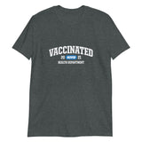 NOVID Vaccinated Team Blue | Short-Sleeve Unisex T-Shirt - DVNT SHOP