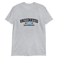 NOVID Vaccinated Team Blue | Short-Sleeve Unisex T-Shirt - DVNT SHOP