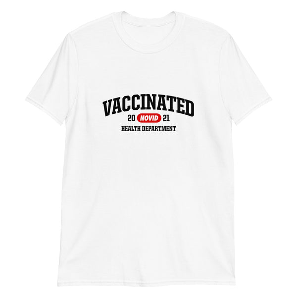 NOVID Vaccinated Team Red | Short-Sleeve Unisex T-Shirt - DVNT SHOP