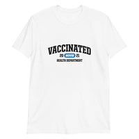 NOVID Vaccinated Team Blue | Short-Sleeve Unisex T-Shirt - DVNT SHOP