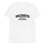 NOVID Vaccinated Team Blue | Short-Sleeve Unisex T-Shirt - DVNT SHOP