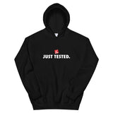 NOVID Just Tested | Unisex Hoodie - Black - DVNT SHOP