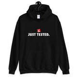 NOVID Just Tested | Unisex Hoodie - Black - DVNT SHOP