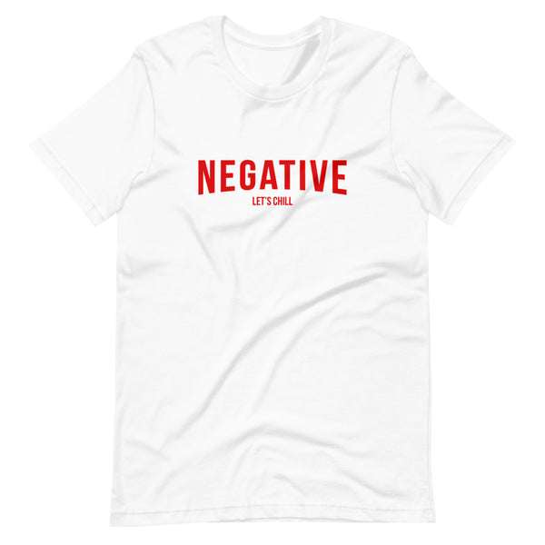 Negative Let's Chill | Short-Sleeve Crew Unisex - DVNT SHOP