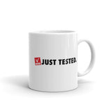 NOVID Just Tested | White Glossy Mug - DVNT SHOP