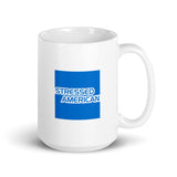 Stressed American | White Glossy Mug - DVNT SHOP