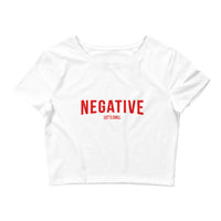 Negative Let's Chill | Women's Short Sleeve Crop T-Shirt - DVNT SHOP