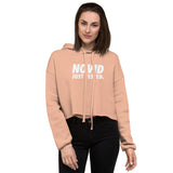 NOVID Just Tested | Women's Crop Hoodie - DVNT SHOP