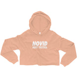 NOVID Just Tested | Women's Crop Hoodie - DVNT SHOP