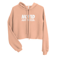 NOVID Just Tested | Women's Crop Hoodie - DVNT SHOP