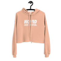 NOVID Just Tested | Women's Crop Hoodie - DVNT SHOP