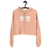 NOVID Just Tested | Women's Crop Hoodie - DVNT SHOP