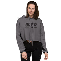 NOVID Just Tested | Women's Crop Hoodie - DVNT SHOP