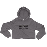 NOVID Just Tested | Women's Crop Hoodie - DVNT SHOP