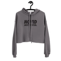 NOVID Just Tested | Women's Crop Hoodie - DVNT SHOP